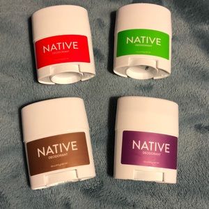 Native Deodorant Sample Pack (One Missing)